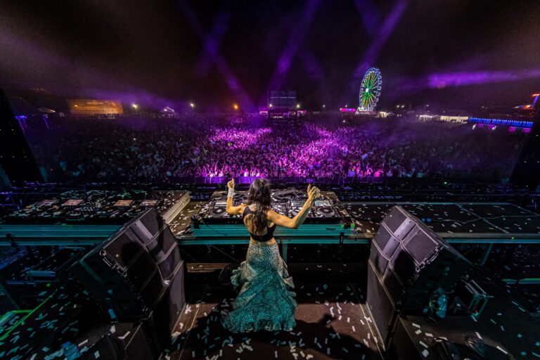 Spanish DJ Bjones DJ performing live at Tomorrowland, one of the biggest DJ events of 2024
